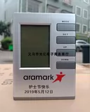 Квадратный креативный универсальный электронный календарь, милый держатель для ручек для офиса, часы, делается под заказ, с печатью вашего логотипа