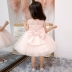 Cô gái công chúa váy fluffy trẻ em chủ nhà trang phục buổi tối nước ngoài hoa nhỏ Cô gái váy cưới trang phục piano mùa hè - Váy trẻ em quần áo sành điệu cho be gái Váy trẻ em