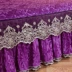 Đầm ren châu Âu có đệm lót giường đơn mảnh mùa đông cộng với nhung trải giường ngắn lông nhung trải giường 1,8 m - Váy Petti Váy Petti