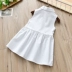 Quần áo bé gái quần áo trẻ em 2018 hè mới bé gái bé công chúa Hàn Quốc váy trắng sơ mi trắng quần áo bé yêu Váy