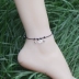 Đơn giản S925 sterling bạc chuông đỏ dây đeo vòng chân nữ nghệ thuật tươi cá tính sinh viên vòng tay hòa bình khóa tay dây chân - Vòng chân lắc chân nữ phong thủy Vòng chân