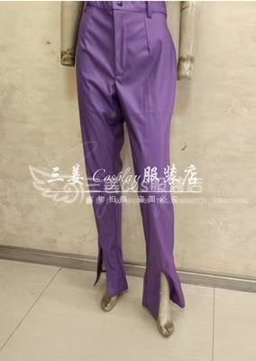 taobao agent [Tailor customized] Jojo Dia Polo leather pants Sanjiang cosplay clothing