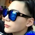 Hàn quốc tiger head hộp đen của nam giới kính mát đầy màu sắc ladies sunglasses cá tính màu trắng hộp lớn xu hướng vuông đen siêu Kính râm