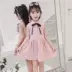 Váy bé gái mùa hè 2019 bé gái váy công chúa siêu ngoại phiên bản Hàn Quốc mùa hè áo trẻ em lớn váy lưới màu đỏ - Váy shop quần áo trẻ em đẹp Váy
