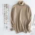 2017 mới dày cao cổ áo len nam tự trồng tinh khiết cashmere áo len cao ve áo mùa thu và mùa đông có một chiếc áo len Hàn Quốc phiên bản