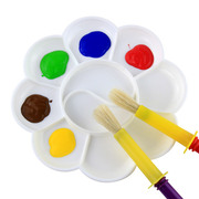 10 mắt mận hoa ngón tay bảng màu mẫu giáo trẻ em sơn bằng bột màu nguồn cung cấp nghệ thuật bảng màu