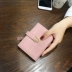 Phiên bản tiếng Hàn mới 2018 ví mini nữ ngắn đoạn thời trang đơn giản, đồng tiền mờ cá tính gói ví thủy triều Ví tiền