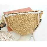 Свежий ремешок для сумки, плетеная соломенная сумка на одно плечо, ключница, в корейском стиле