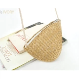 Свежий ремешок для сумки, плетеная соломенная сумка на одно плечо, ключница, в корейском стиле