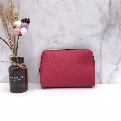 Красная полиуретановая брендовая портативная вместительная и большая сумка-органайзер, в корейском стиле, популярно в интернете