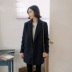 Áo khoác len mới mùa đông 2015 Phiên bản Hàn Quốc của áo len nữ cashmere đôi dài cỡ lớn - Trung bình và dài Coat áo khoác nỉ nữ Trung bình và dài Coat
