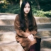 Len áo khoác nữ phần dài mùa thu và mùa đông Hàn Quốc phiên bản 2018 new loose sinh viên văn học retro dày Nizi coat