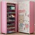 Giá giày đơn giản kinh tế nhà vải lắp ráp nhiều lớp chống bụi không gian tủ giày hiện đại đơn giản - Kệ kệ treo tường thông minh Kệ