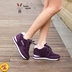 Với 34 đôi giày nhỏ lưới thoáng khí thể thao thông thường thấp giúp giày nữ trong mùa hè tăng màu tím đậm cho học sinh