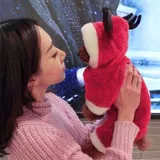 Чистая красная щенка собаки осень и зимняя глубокая одежда Тедди четыре квадрата превратились в одежду для домашних животных с собаками