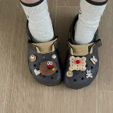 Crocs, туфли, мультяшная пряжка для обуви, креативный аксессуар, 2 карат