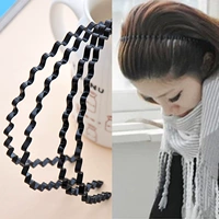 Ободок, спортивная заколка для волос, повязка на голову для умывания, волнистые шпильки для волос, Южная Корея
