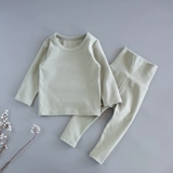 Детский демисезонный базовый комплект, бандаж пупочный, пижама подходит для мужчин и женщин, термобелье, простой и элегантный дизайн