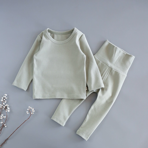 Детский демисезонный базовый комплект, бандаж пупочный, пижама подходит для мужчин и женщин, термобелье, простой и элегантный дизайн