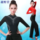 Guoguo Jiteba Dance Soirt New Style Set Dlyleaded Diamond Gold Velvet Square Costum