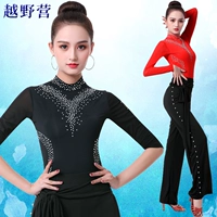 Guoguo Jiteba Dance Soirt New Style Set Dlyleaded Diamond Gold Velvet Square Costum