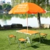 Bàn ghế ngoài trời di động gấp bàn quảng cáo khuyến mãi tư vấn triển lãm ngành công nghiệp bàn picnic bàn nhôm bàn Trung Quốc Ping An - Bàn Bàn