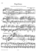 Schuman Butterfly Piano Spectrum Belt относится к Op.2 Оригинальная музыкальная партитура