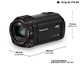 Panasonic Panasonic HC-VX980GK VX980 4K độ nét cao ổn định hình ảnh máy quay video NightShot được cấp phép - Máy quay video kỹ thuật số