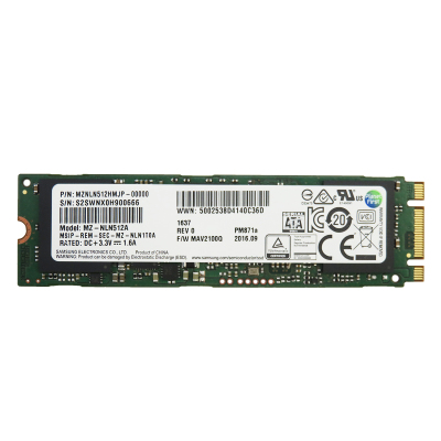 三星 PM871A 512G M2 2280 M.2 NGFF SATA 小米笔记本SSD固态硬盘