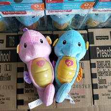 Мягкая детская игрушка 费雪海马 声光音乐安抚海马宝宝胎教音乐毛绒玩具0个月以上