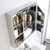 Tủ gương phòng tắm inox rộng 60cm tủ gương treo tường toilet thép không gỉ Gương