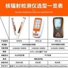 Детектор радиации 核辐射检测仪盖革计数器大理石放射性ct/x光监测测量仪xy射线报警