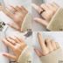 Nhật bản và Hàn Quốc hipster sinh viên cá tính gió lạnh chặt chẽ chính tả bị nguyền rủa các cặp vợ chồng net đỏ ngón tay nhỏ ngón tay chỉ số vòng vòng đuôi vòng nữ nhẫn cưới bạch kim Nhẫn