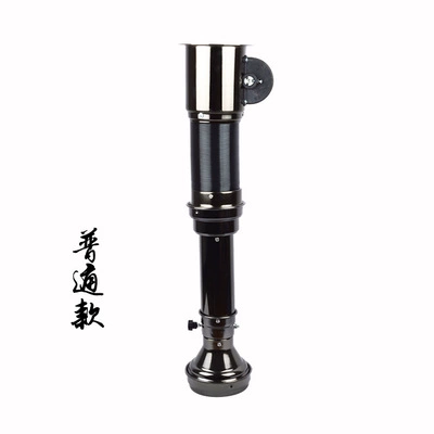 Черное барбекю для барбекю дымовая труба корейская телескопическая дымовая труба выхлопная труба Коммерческая выхлопная труба верхняя воздуха корейская выпускная капюшона