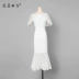 Voan trắng váy dài tính khí eo giảm béo váy dài giữa mỏng của phụ nữ váy mùa hè mới 2021 - váy đầm