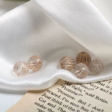 Ретро антикварный прозрачный аксессуар, серьги, аксессуары, 12мм