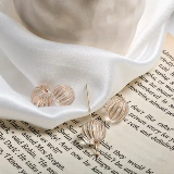 Ретро антикварный прозрачный аксессуар, серьги, аксессуары, 12мм