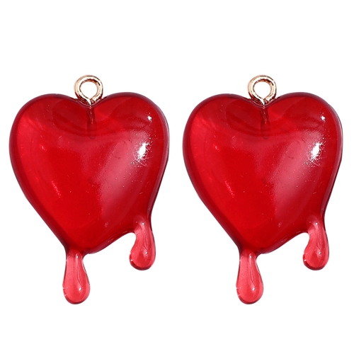 Красная черная подвеска, серьги ручной работы, ожерелье, аксессуары, DIY