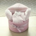 Hộp quà cho bé sơ sinh mùa đông cừu cashmere áo len đặt hộp quần yếm ấm cộng với nhung dày quà tặng bé
