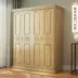 Rộng 62 cm kinh tế tủ quần áo gỗ rắn phân loại nhỏ nhà đơn giản cá tính hình chữ nhật lớn multi-treo đồ nội thất