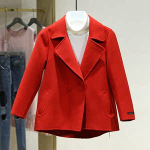 [Jing] chống mùa áo khoác nữ hai mặt ve áo áo sơ mi ngắn lỏng lẻo áo 2018 mùa đông mới áo triều áo khoác uniqlo nữ