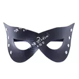 Повязка на глаз героини, повязка на глаз королевы, БДСМ, связывание, тугая связка, персиковый бондаж