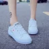 Giày vải mới 2018 nữ sinh viên mùa hè Phiên bản Hàn Quốc Harajuku ulzzang đế phẳng màu trắng hoang dã giày