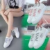 Giày trắng nhỏ nữ hè 2018 mới giày gió hoang dã học sinh lười phiên bản Hàn Quốc