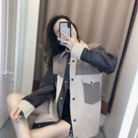 Модная ретро демисезонная куртка, коллекция 2021, по фигуре, подходит для подростков, в западном стиле