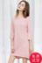 Modal nightdress phụ nữ mùa xuân và mùa thu cotton mỏng mùa hè tay áo rộng tay áo bảy điểm tay áo dài đoạn có thể được mặc - Đêm đầm váy sát nách Đêm đầm