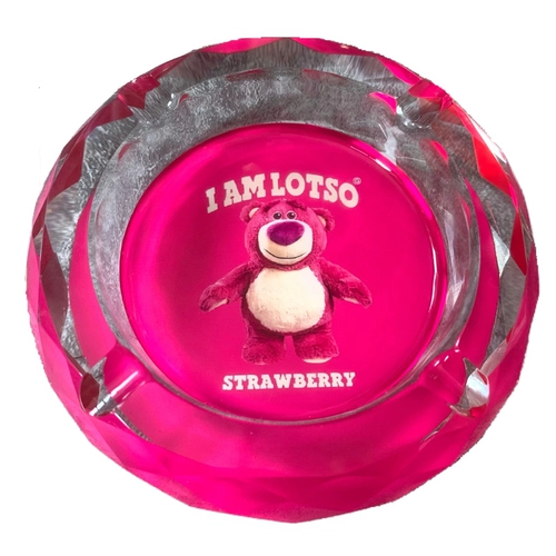 Стеклянная высококлассная мультяшная брендовая пепельница, легкий роскошный стиль, простой и элегантный дизайн, делается под заказ