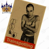 Поезд, черный постер, ретро кожаный декор, наклейки, ностальгия