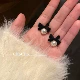 Черная 925 серебряная игла