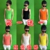 Mùa hè xã hội người quần áo nam T-Shirt tinh thần guy xu hướng Hàn Quốc phiên bản của không tay T-tay áo mạng màu đỏ với mồ hôi chặt chẽ vest Lót